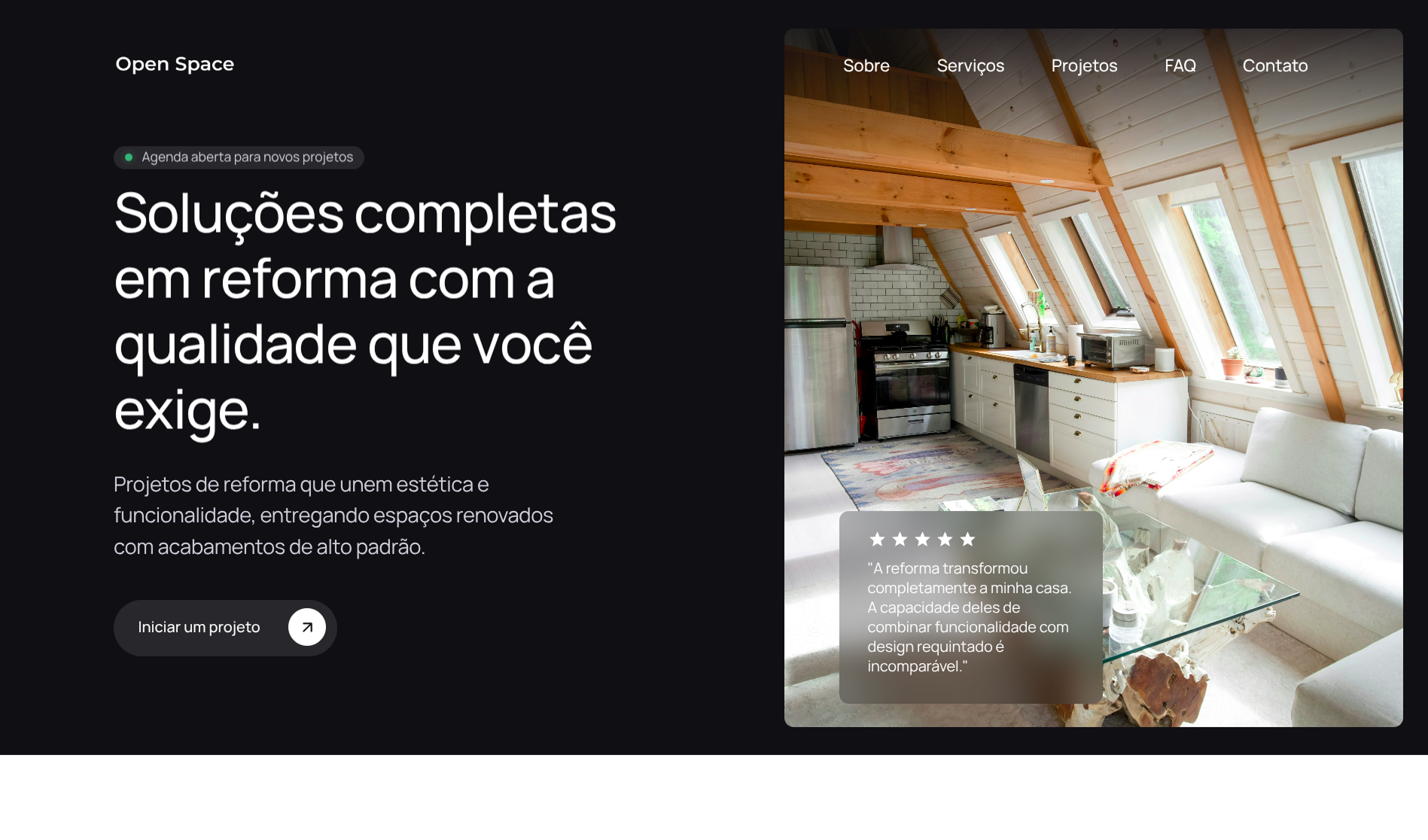 Open Space - Reformas Residenciais